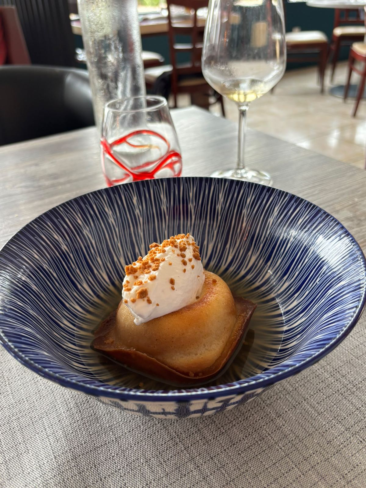 Dessert maison et crème